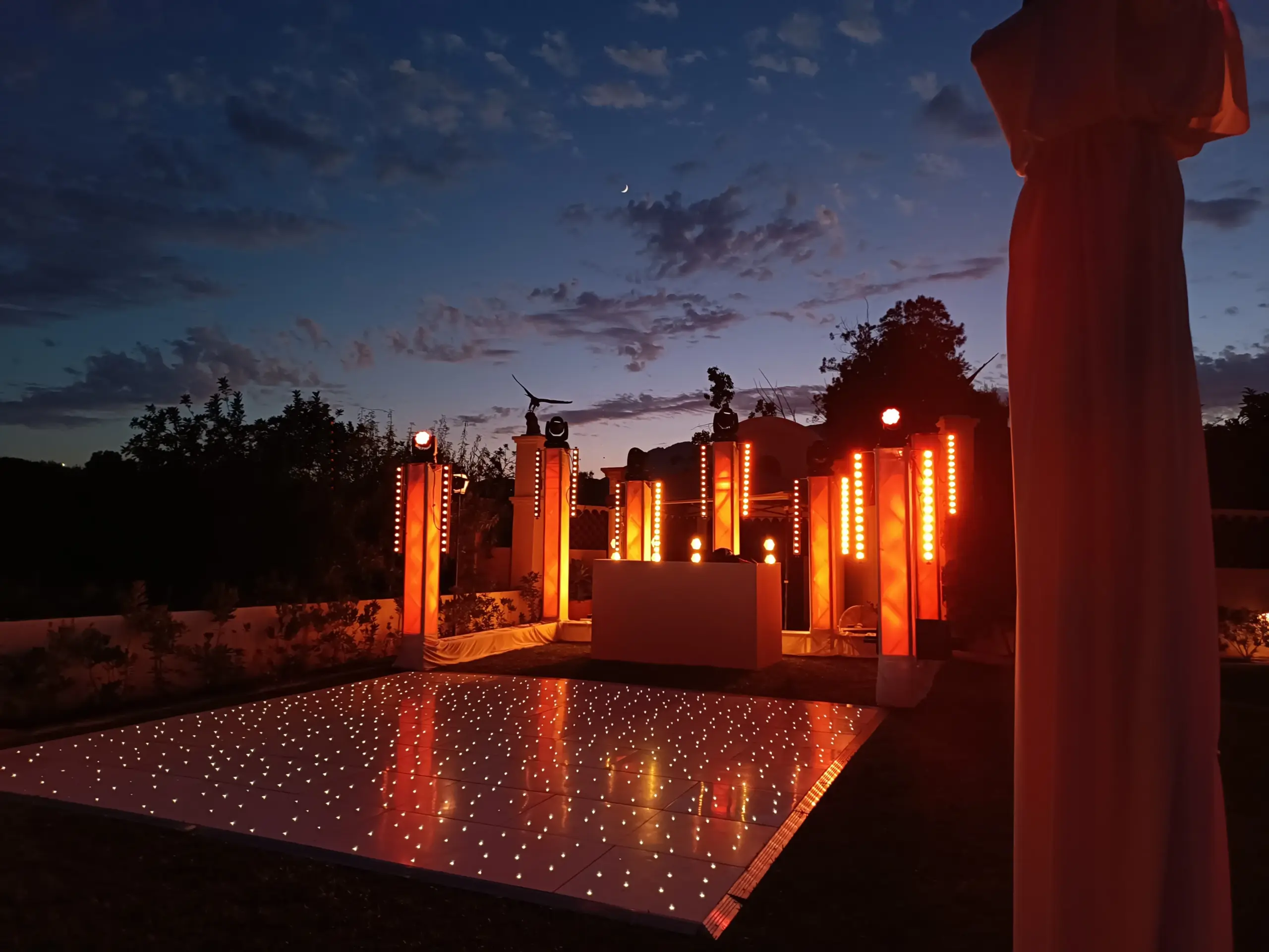iluminación de eventos corporativos